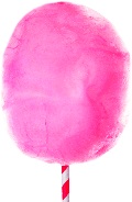 Vanille Zuckerwatte Zucker Pink