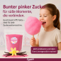 Preview: 250g Suvara Aromazucker Zucker Zuckerwatte Vanille Pink