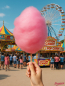Preview: 250g Zuckerwatte Vanille Pink