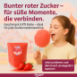 Preview: 500g Suvara Aromazucker Zucker Zuckerwatte Erdbeer Rot