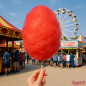 Preview: 500g Zuckerwatte Kirsche Rot