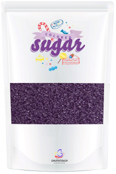 100 g Zucker Lila