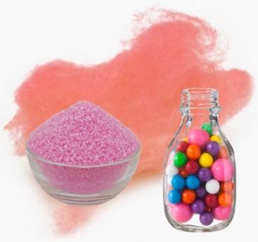 Zuckerwatte Zucker Bubble Gum Rosa / Pink 100 g
