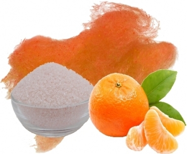 Zucker für Zuckerwatte Apfelsine Orange 100 g