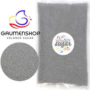 Bunter Zucker Grau - Kiesel 1 KG