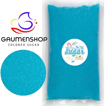 Bunter Zucker Blau - Babyblau 1 KG