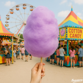 1 kg Zuckerwatte Traube Lila