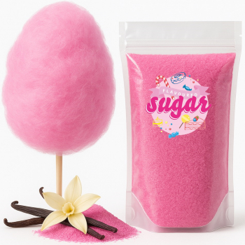 1 kg Zuckerwatte Zucker Vanille Pink