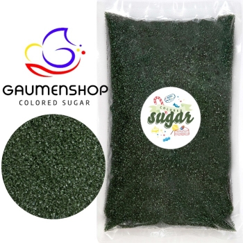 Bunter Zucker Grün - Dunkelgrün 250 g