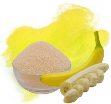 Zuckerwatte Zucker Banane Gelb 250 g