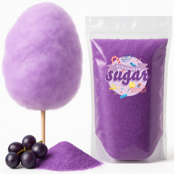 250 g Zuckerwatte Zucker Traube Lila