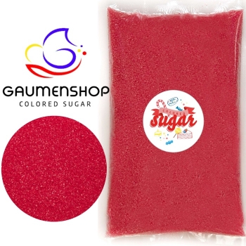 Bunter Zucker Rot - Weihnachtsrot 500 g