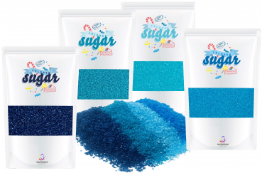 Zucker Set Blau
