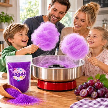 Aromazucker Zuckerwatte Zucker Traube Lila 1 kg