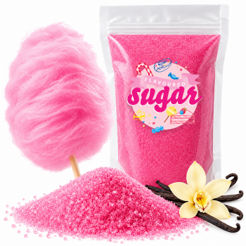 Aromazucker Zuckerwatte Zucker Vanille Pink 1 kg