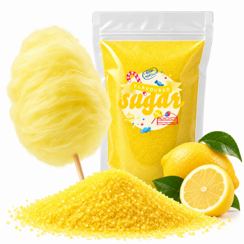 Aromazucker Zuckerwatte Zucker Zitrone Gelb 250 g
