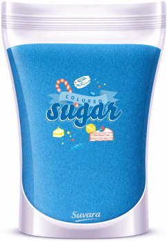 Bunter Zucker Blau - Royalblau 100 g