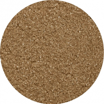 SUVARA Farbzucker Cappuccinobraun 250g – perfekt für Zuckerwatte, Popcorn, Torten und stilvolle Dekorationen.