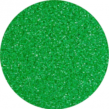 Preview: SUVARA Farbzucker Froschgrün 100g – Dekorzucker für Zuckerwatte, Popcorn, Torten und farbenfrohe Dessertdekorationen.