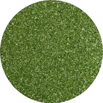 SUVARA Farbzucker Moosgrün 250g – Dekorzucker für Zuckerwatte, Popcorn, Torten und stilvolle Dekorationen.