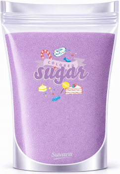 500 g Dekorzucker Lila - Flieder