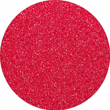 SUVARA Farbzucker Rot 100g – Dekorzucker für Zuckerwatte, Popcorn, Torten und kreative Dessertdekorationen.