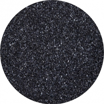 Preview: SUVARA Farbzucker Schwarz 500g – Dekorzucker für Zuckerwatte, Popcorn, Torten und vielseitige Backdekoration.