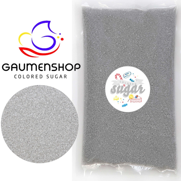 1 KG Bunter Zucker Dekorzucker Silber