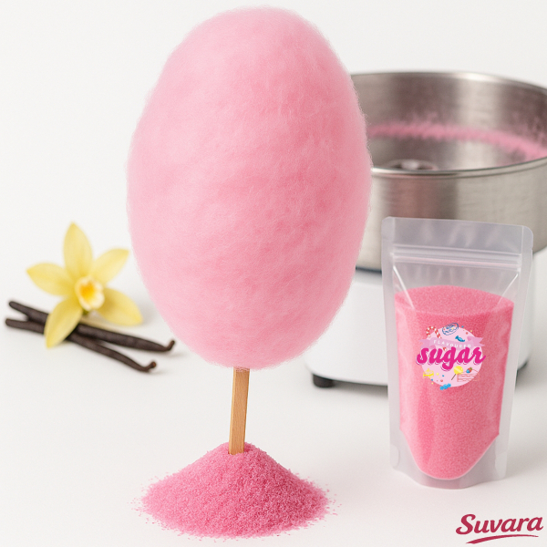 250 g Zuckerwatte Pink Vanille Aromazucker