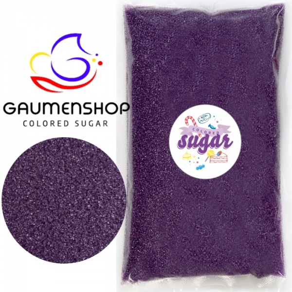 500g Bunter Zucker Dekorzucker Lila