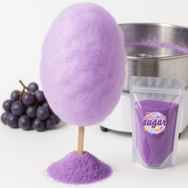 500 g Zuckerwatte Lila Traube Aromazucker