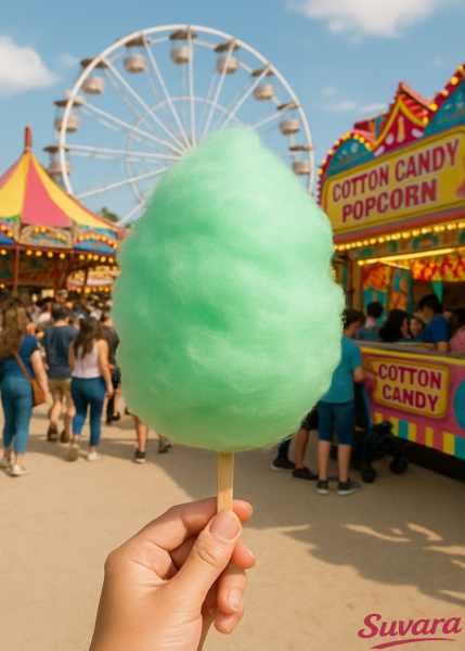250 g Zuckerwatte Gruen Apfel