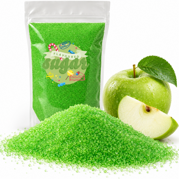 Aromazucker Zuckerwatte Zucker Apfel Grün 250 g