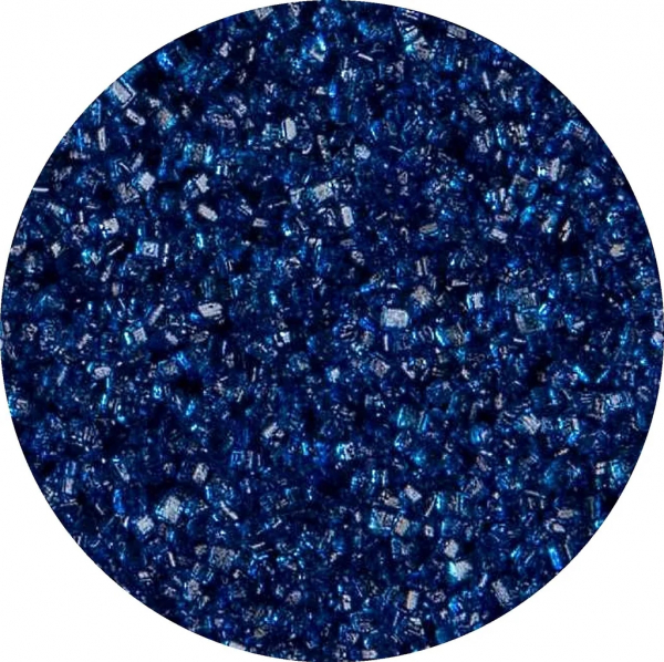 SUVARA Farbzucker Navyblau 500g – ideal für Zuckerwatte, Popcorn, Torten und vielseitige Backdekoration.