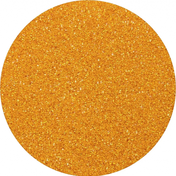 SUVARA Farbzucker Gold 500g – Dekorzucker für Zuckerwatte, Popcorn, Torten und vielseitige Backdekoration.