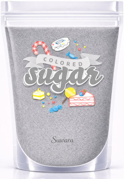 SUVARA Farbzucker Kiesel 250g – dekorativer Dekorzucker für Candy Bar, Sweet Table und stilvolle Backideen.