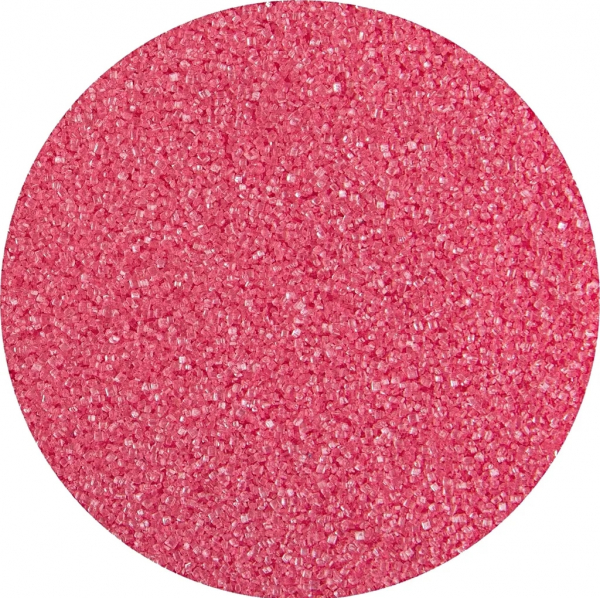 SUVARA Farbzucker Pink 500g – Dekorzucker für Zuckerwatte, Popcorn, Torten und vielseitige Backdekoration.