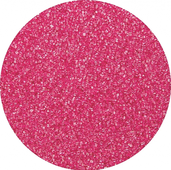 SUVARA Farbzucker Fuchsia 500g – Dekorzucker für Zuckerwatte, Popcorn, Torten und vielseitige Backdekoration.