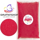 1kg Bunter Zucker Dekorzucker Rot
